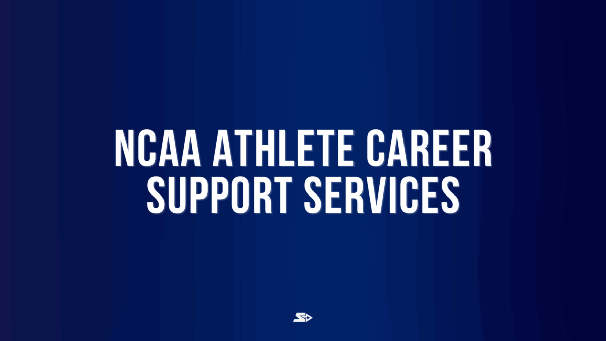 Graphic for a blog on Shift Group being the leader in NCAA athlete career support services